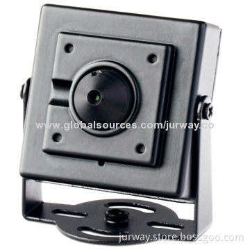 CCD Camera, 420TVL Resolution with 1/4-inch Sharp Color CCD, 3.7mm Pinhole Lens and Low-illumination